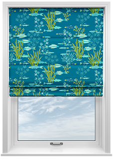 Shallows, Aquarius - Twist&Fit Roman Blind